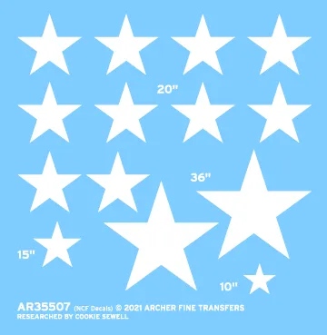 Archer U.S. Armor M3 National Insignias Abziehbilder 1/35