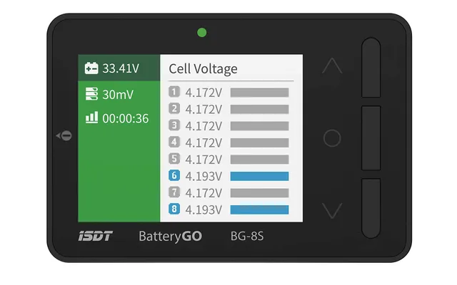 ISDT BG-8S Batterietester LCD 1-8S Balancer