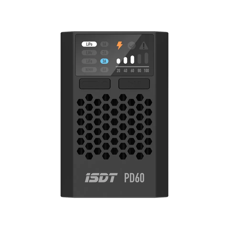ISDT PD60 LiPo Ladegerät USB-C 60W 6A 1-4S Mini