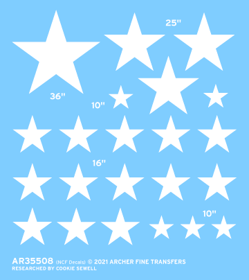 Archer U.S. Armor Nationalinsignien M8 M3A1 Decal 1/35