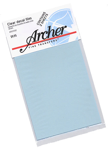 Archer Miscellaneous Clear Decal Film Decalfolie 2 Bogen
