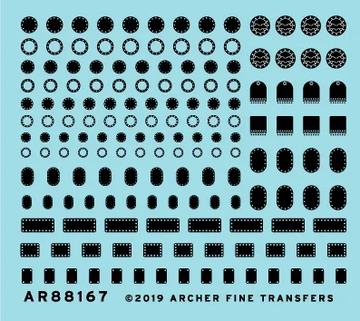 Archer Surface Details Access Panels generic 1/48 148 Stk