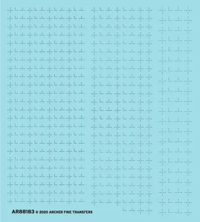 Archer Surface Details 90° Ecken Nieten 1/72 Decals