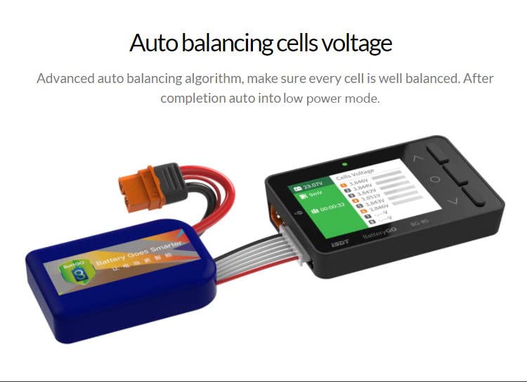 ISDT BG-8S Batterietester LiPo Checker 1-8S mit Balancer