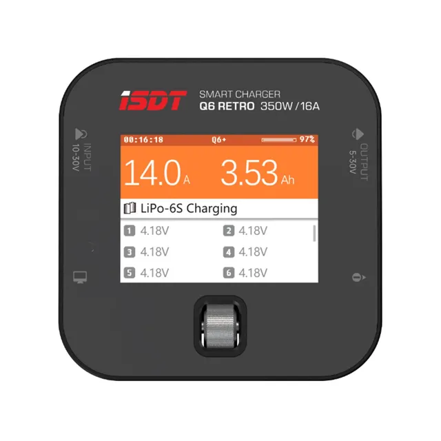 ISDT Q6 Retro LiPo Ladegerät DC 350W 2-6S Charger