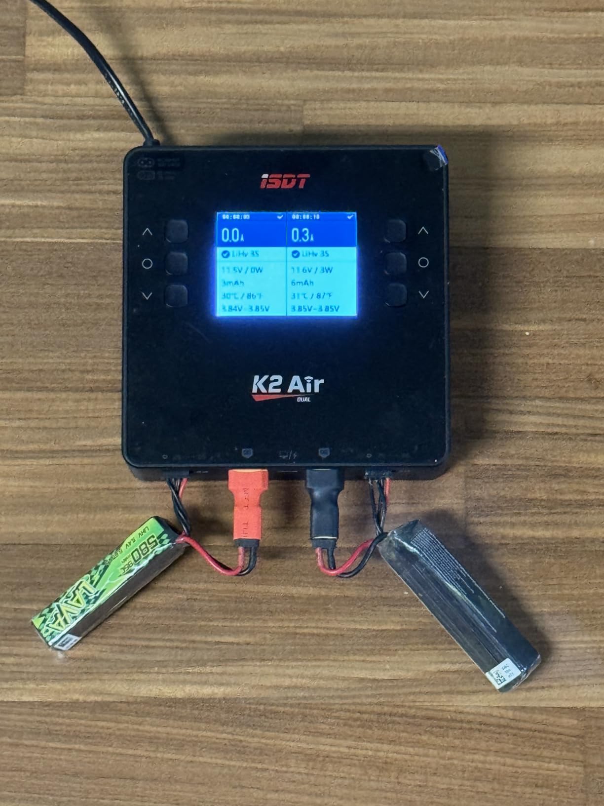 ISDT K2 AIR AC+DC Ladegerät 2x500W 20A 1-6S