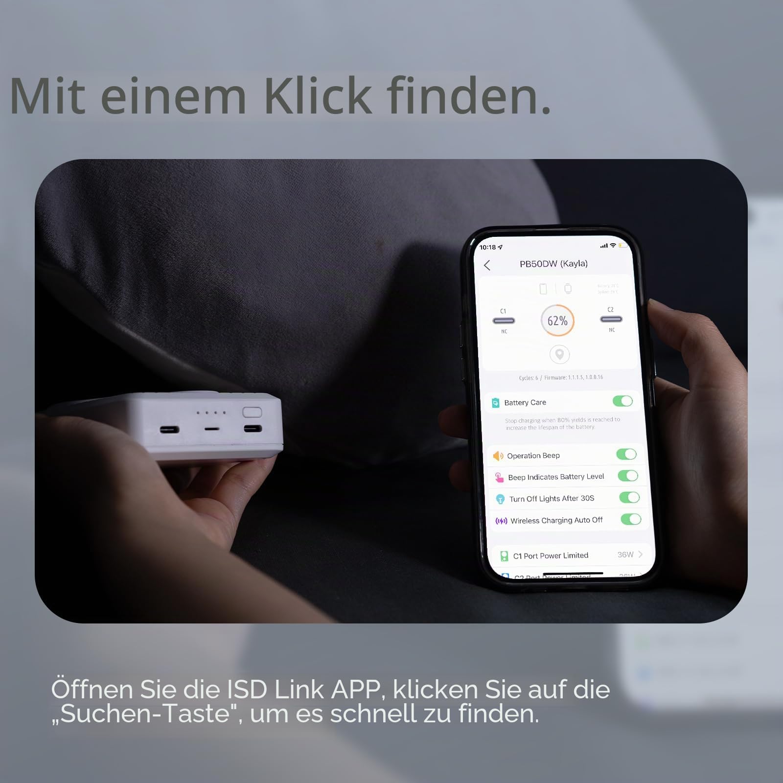 ISDT PB50DW Mobile Power Powerbank 15000mAh MagSafe