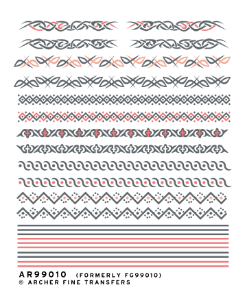 Archer Eyeball & Tattoo Decals Band Tattoo Mix Abziehbilder 1/6-1/4