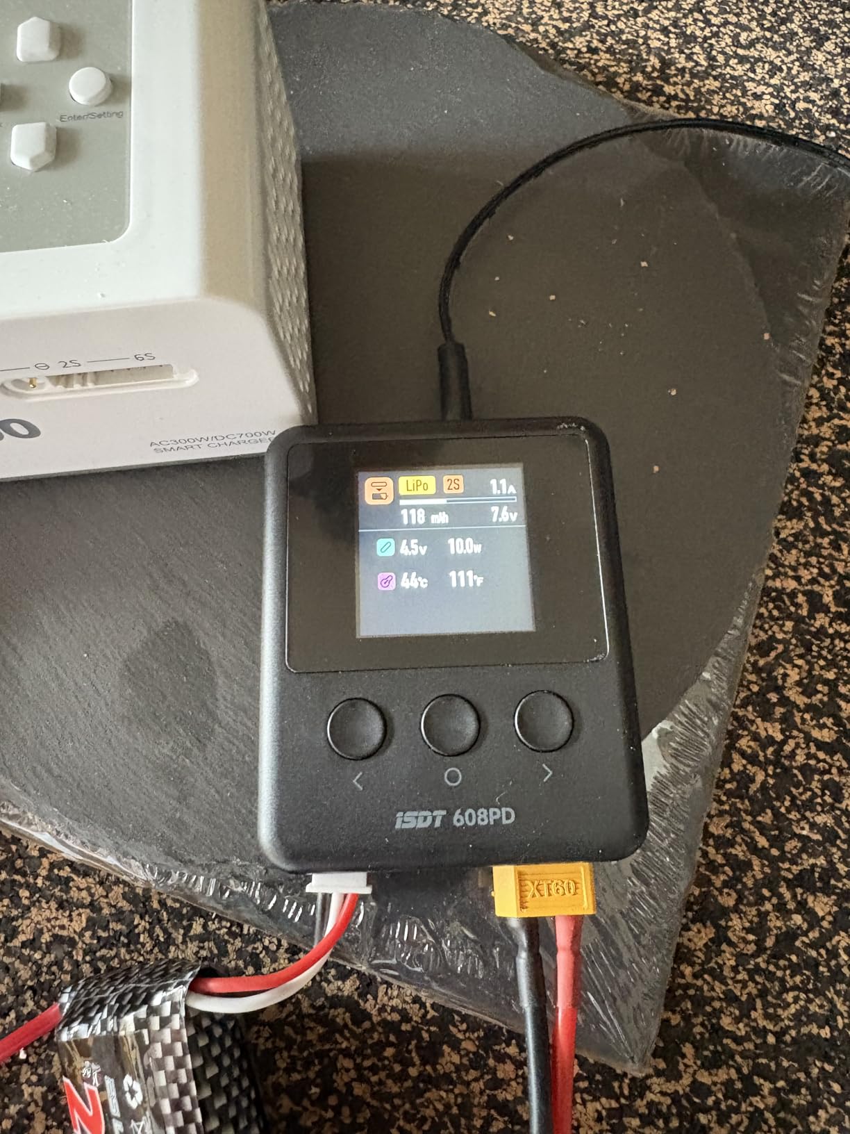 ISDT 608PD DC-Ladegerät 6S 240W USB-C 10A