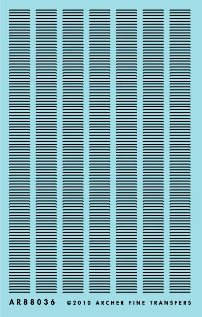 Archer Surface Details 14-inch Louvers Spur 0 Decals