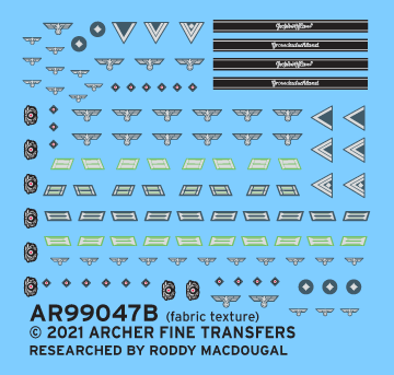 Archer Uniform Patches Panzergrenadiere Früh Heer Decal