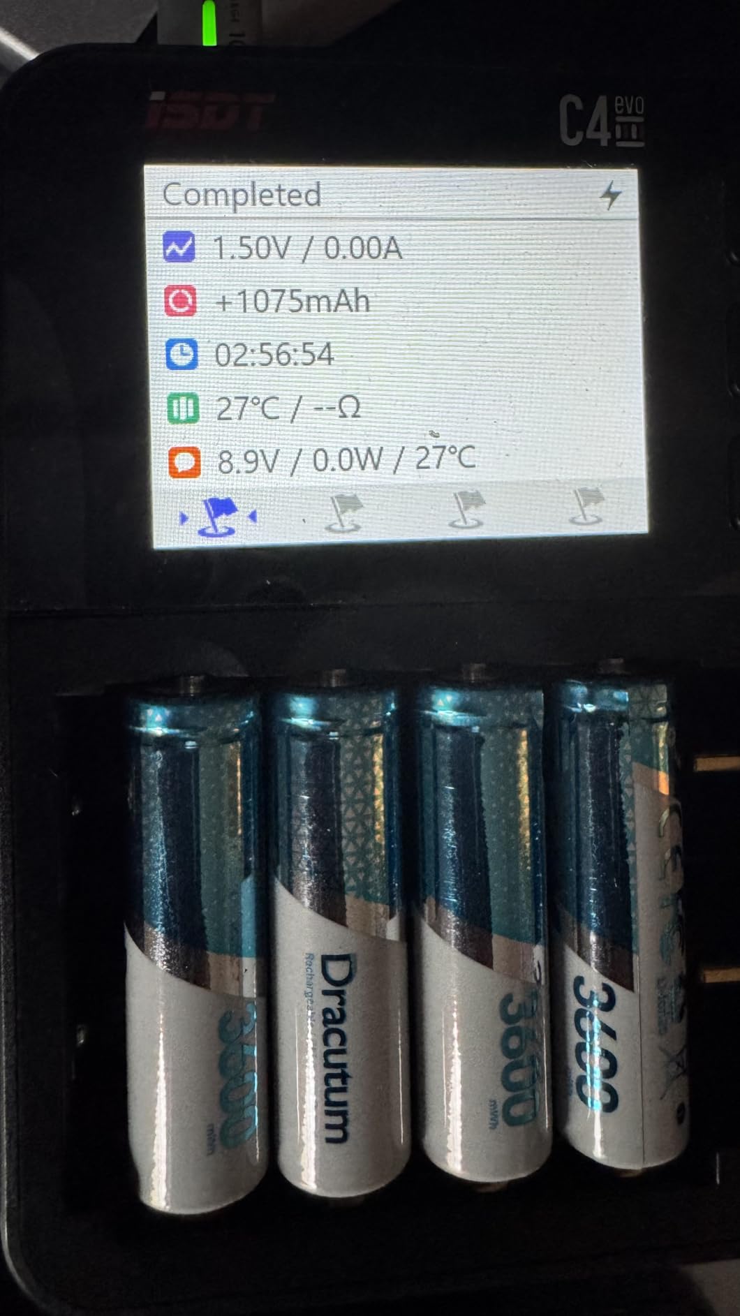 ISDT C4 EVO Rundzellen-Ladegerät 18650 AA AAA USB-C