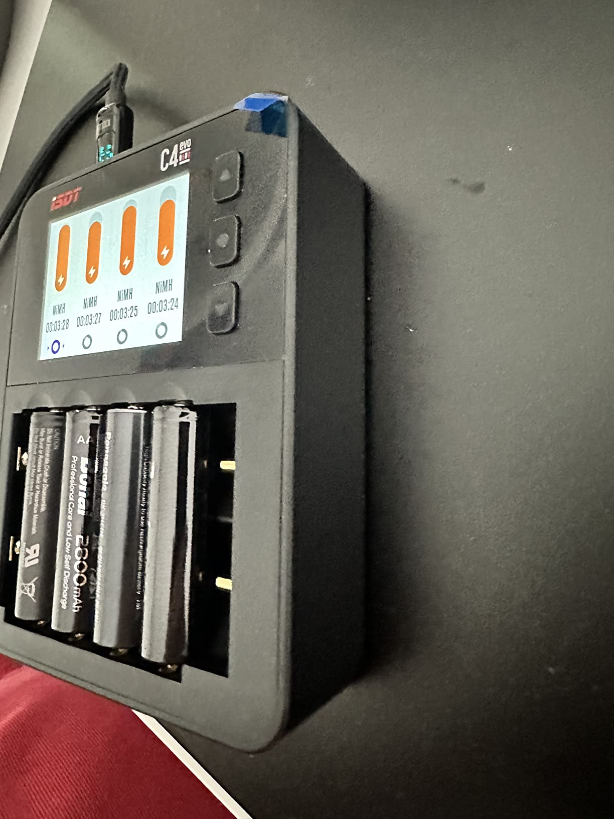 ISDT C4 EVO Rundzellen-Ladegerät 18650 AA AAA USB-C