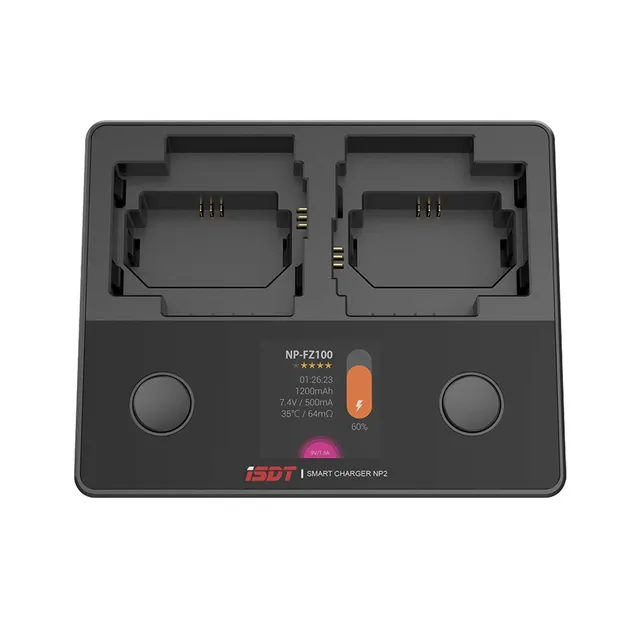 ISDT NP2 Kamera Ladegerät Sony NP-FZ100 Dual USB-C