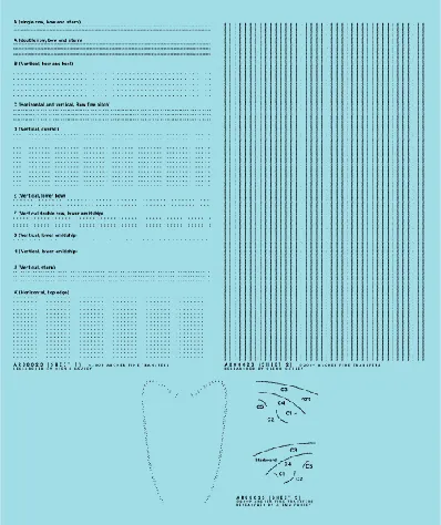 Archer Surface Details Revell U-Boot Nieten Decals 1/72 3 Blatt