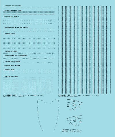 Archer Surface Details Revell U-Boot Nieten Decals 1/72 3 Blatt
