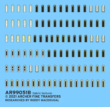 Archer Uniform Patches Schulterklappen Heer 1/35 Aufklärer