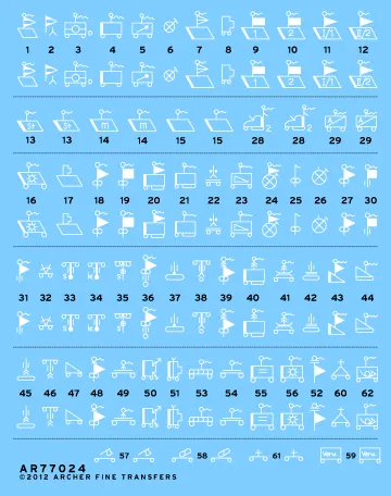 Archer AFT Decals Taktische Zeichen 1935-1942 Abziehbilder 1/35