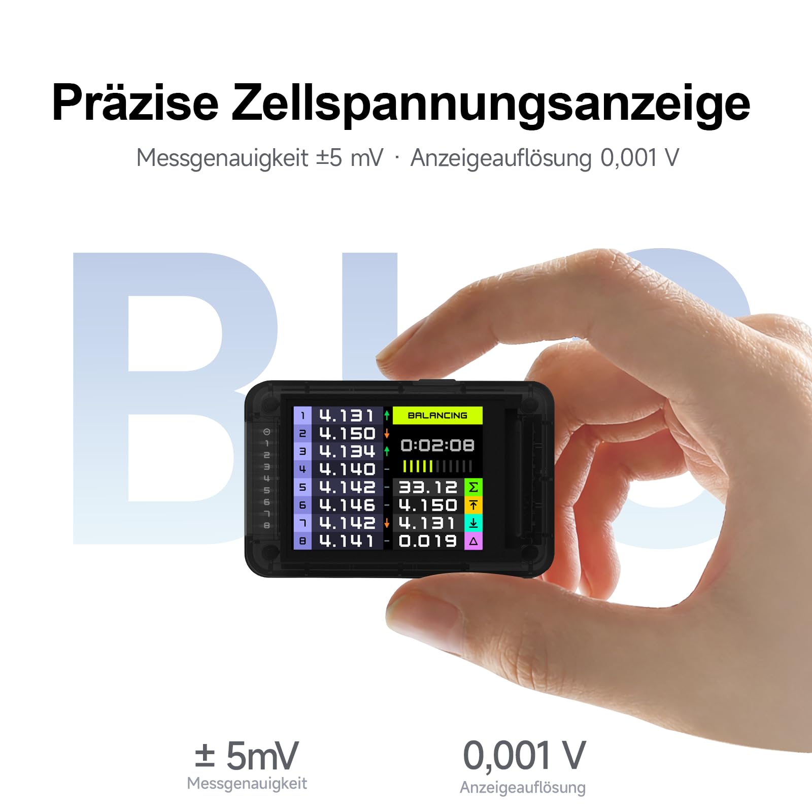 ISDT BL8 LiPo Batterietester 2S-8S 3A Balancer
