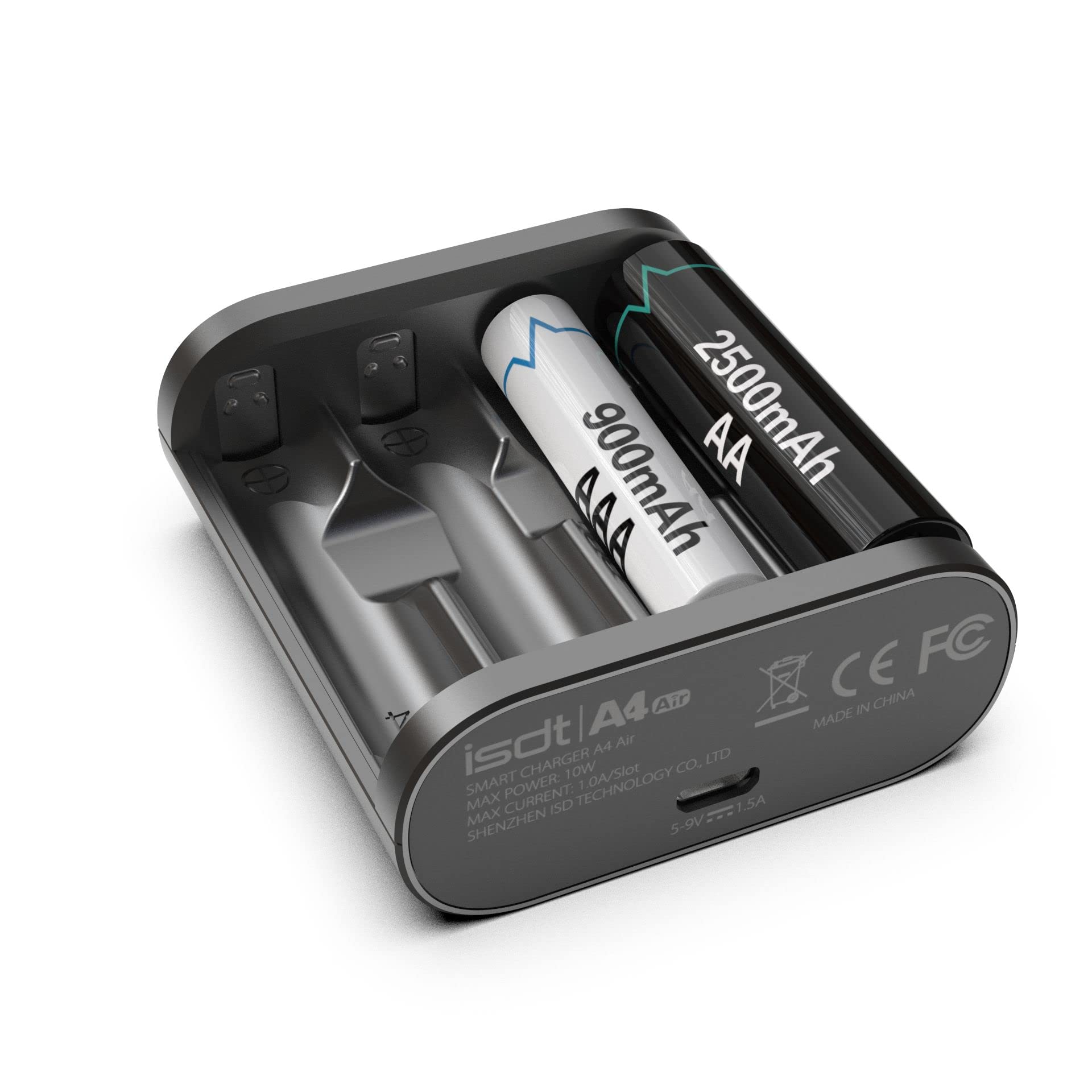 ISDT A4 Air Akku Ladegerät AA AAA Bluetooth 4-Slot